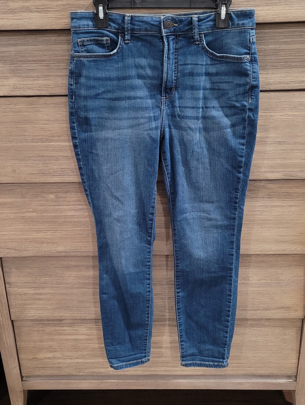 Classic Women's Blue Denim Jeans Skinny